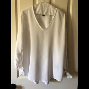 NWOT Worthington White Top PXL